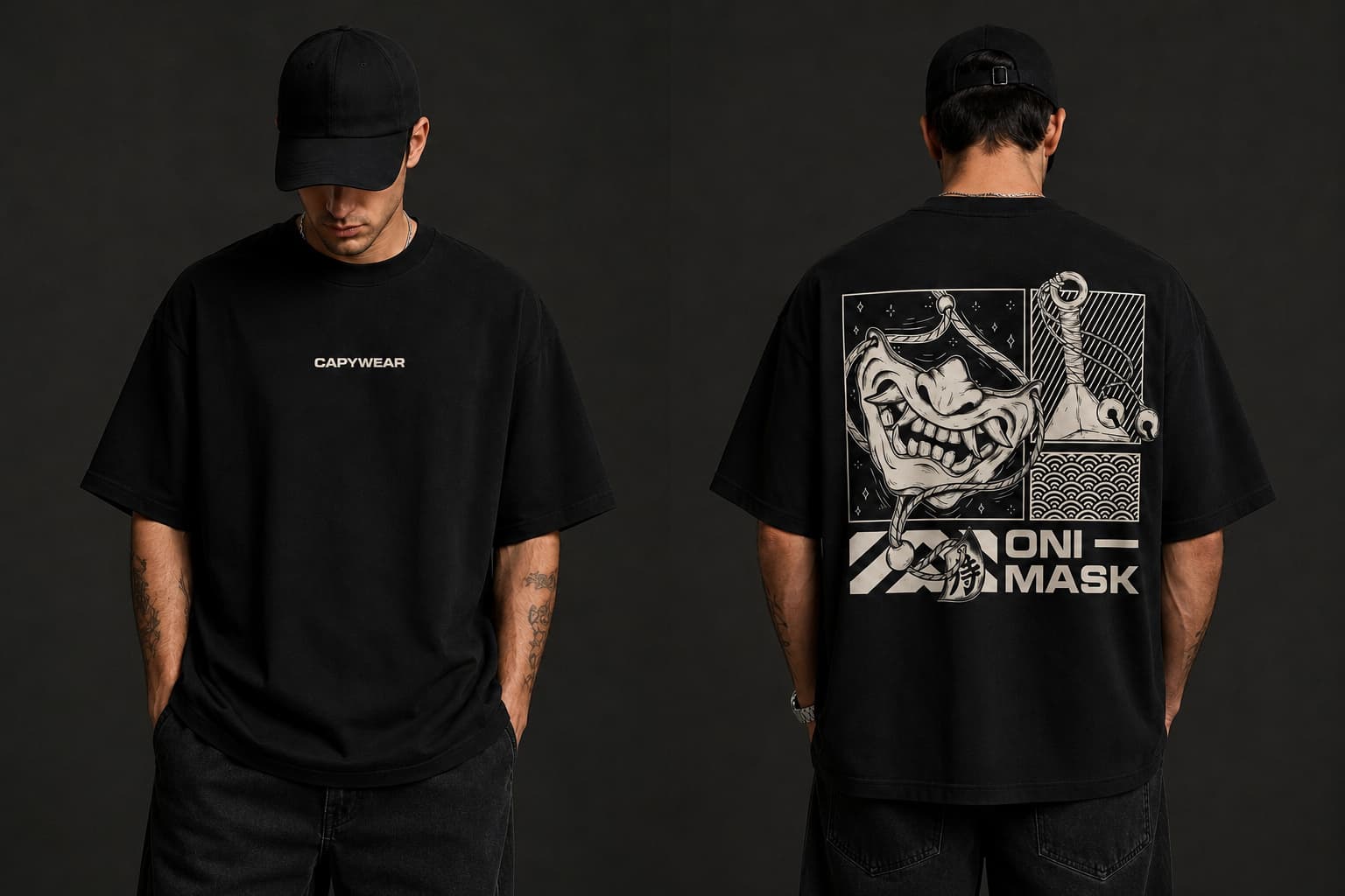 Capy Oversized - Oni Mask
