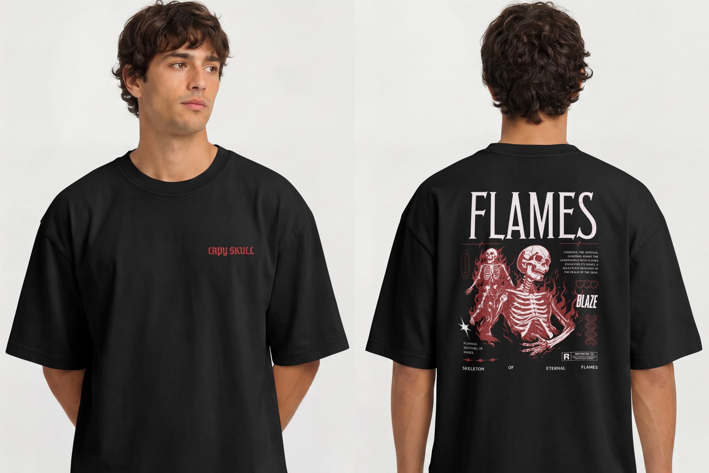 Frente de Capy Oversized - Inferno