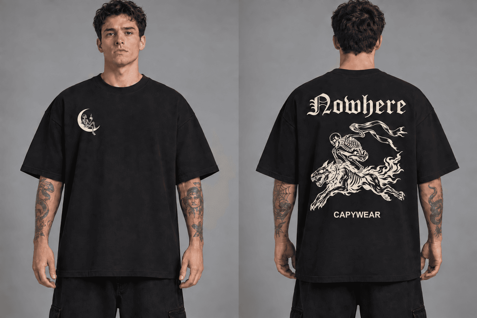 Frente de Capy Oversized - Nowhere Club